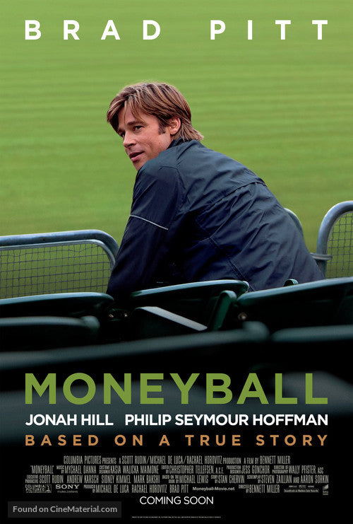 Moneyball Cinema Movie Poster A2 Size