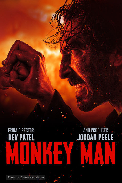 Monkey Man Cinema Movie Poster A2 Size Version 2