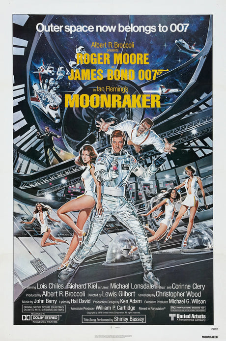 Moonraker A2 Size Movie Poster-Pixel Demon