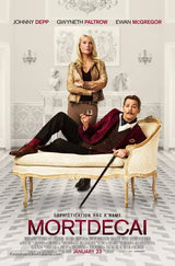 Mortdecai Cinema Movie Poster A2 Size
