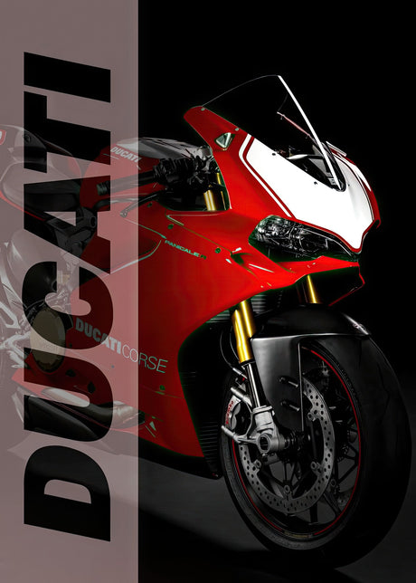 Motorbike Wall Art Design 23 A2 Size Posters-Pixel Demon