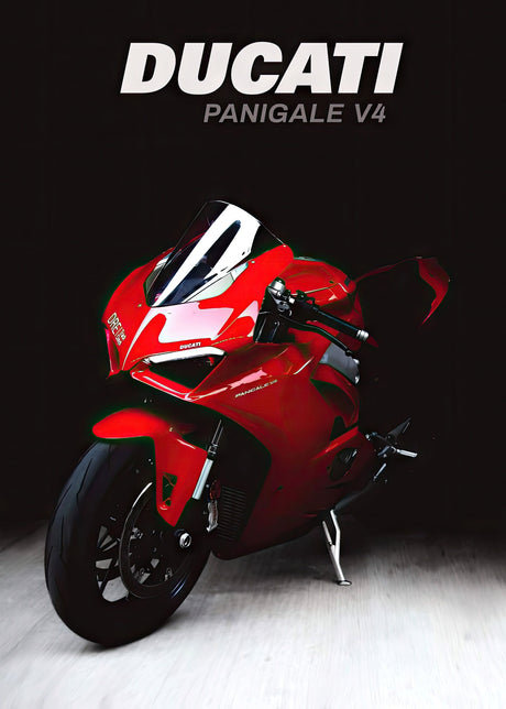 Motorbike Wall Art Design 25 A2 Size Posters-Pixel Demon