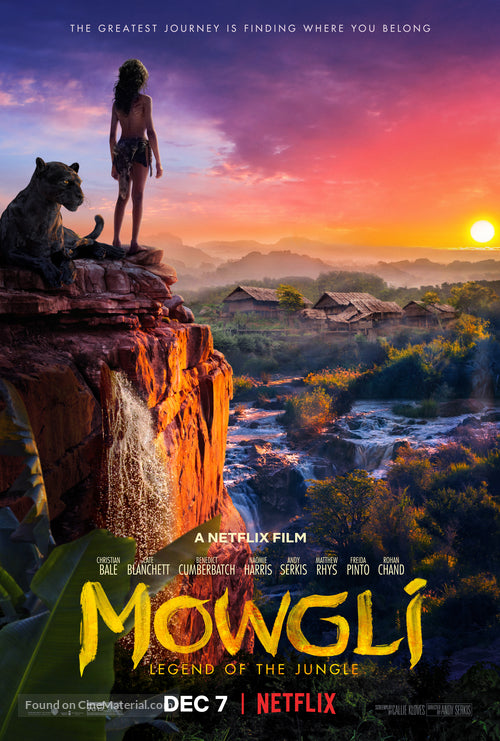 Mowgli: Legend of the Jungle Cinema Movie Poster A2 Size