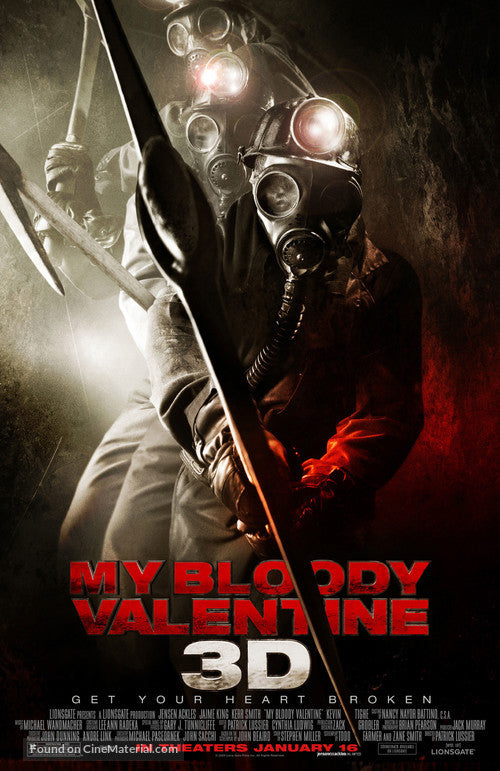 My Bloody Valentine (2009) Cinema Movie Poster A2 Size
