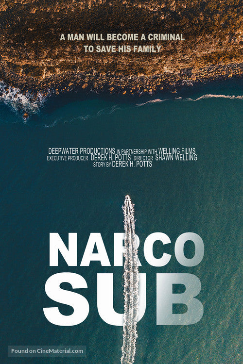 Narco Sub Cinema Movie Poster A2 Size