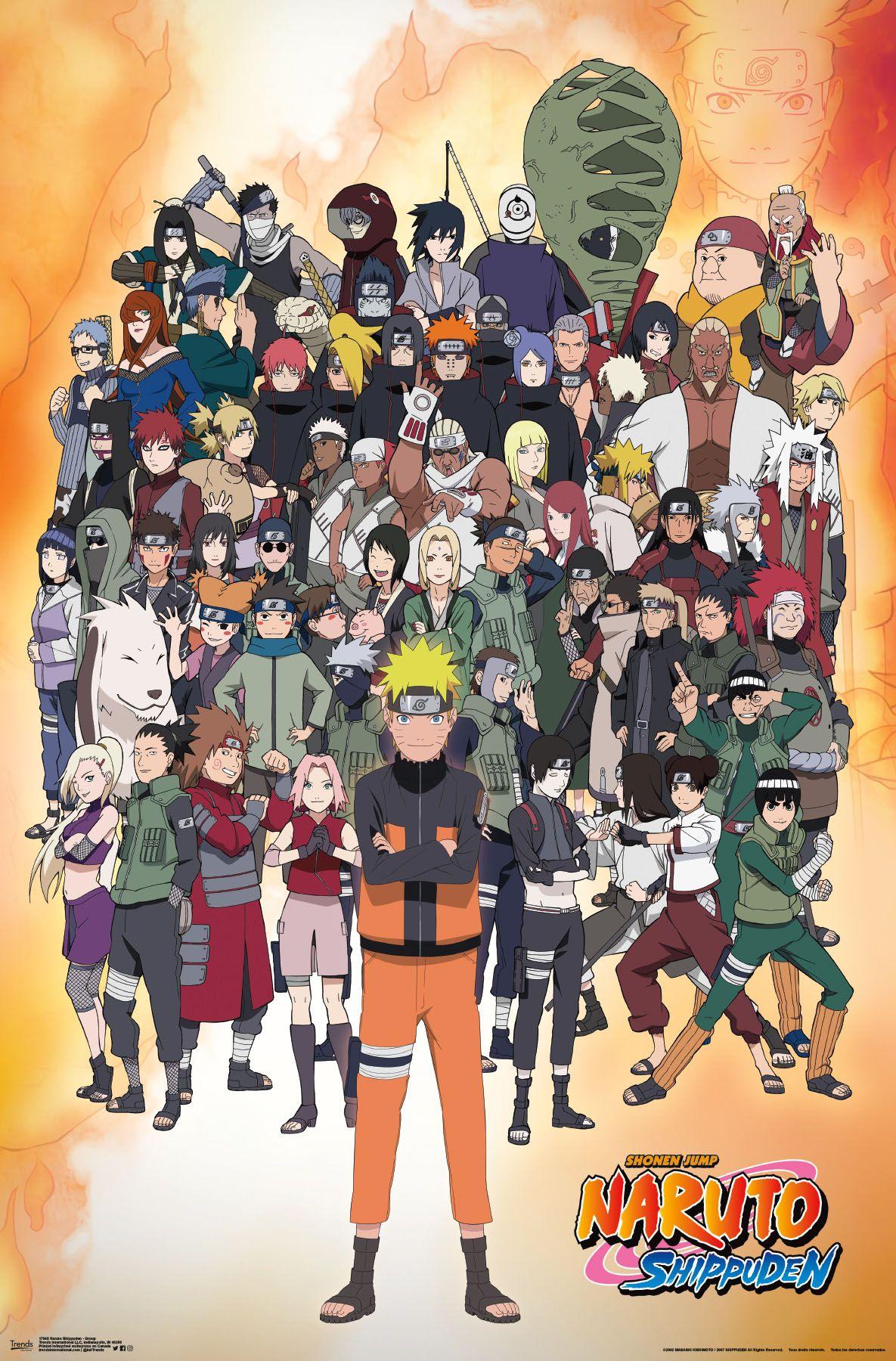 Naruto Anime Option 1  A2 Size Posters-Pixel Demon
