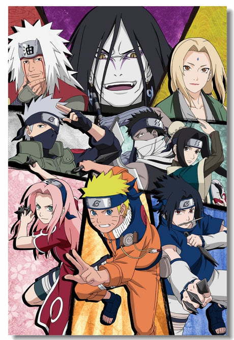 Naruto Anime Option 28  A2 Size Posters-Pixel Demon