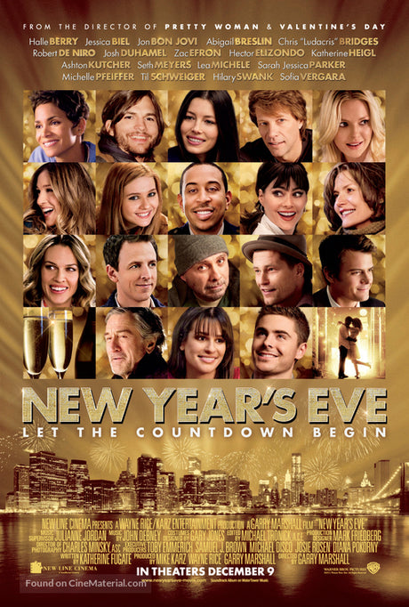 New Year's Eve A2 Movie Poster-Pixel Demon