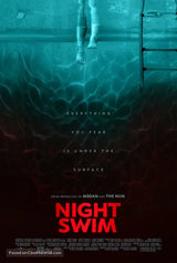 Night Swim Cinema Movie Poster A2 Size Version 1