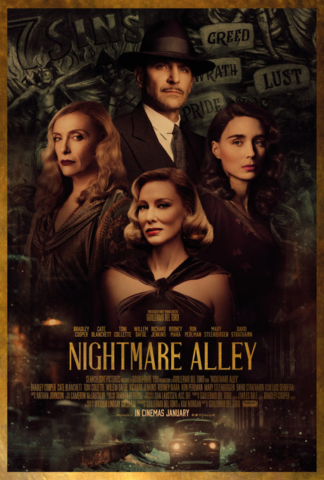 Nightmare Alley A2 Size Movie Poster-Pixel Demon