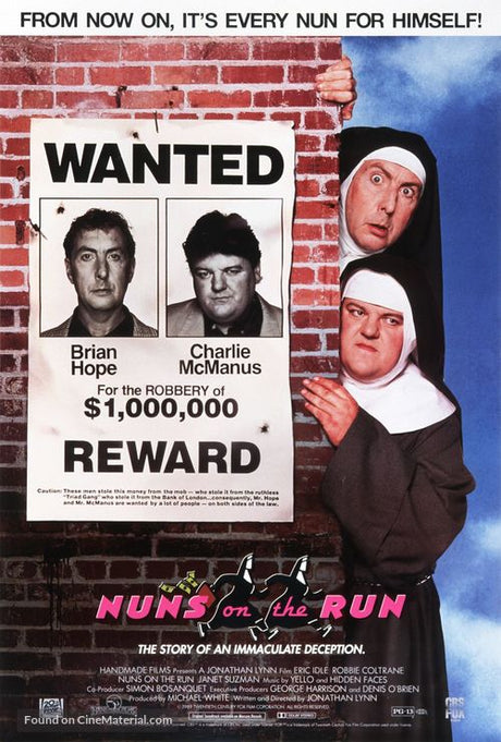 Pixel Demon Nuns on the Run Movie Poster A2 Size