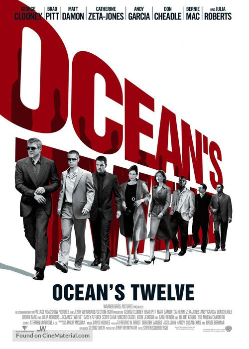 Ocean's Twelve A2 Movie Poster-Pixel Demon