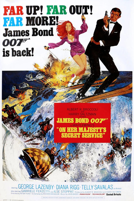 On Her Majesty's Secret Service A2 Size Movie Poster-Pixel Demon