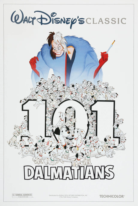 101 Dalmatians A4 Size Movie Poster-Pixel Demon