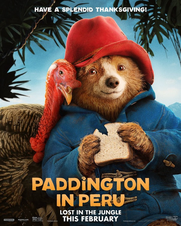 Paddington in Peru Movie Poster A2 Size Version 14
