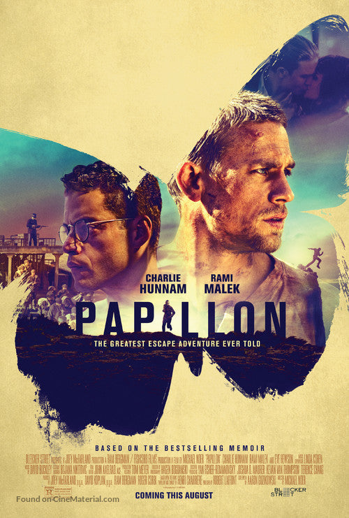 Papillon Cinema Movie Poster A2 Size