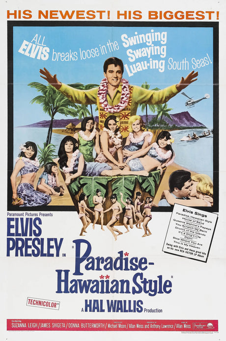 Elvis Presley paradise hawaiian style A2 Size Movie Poster-Pixel Demon