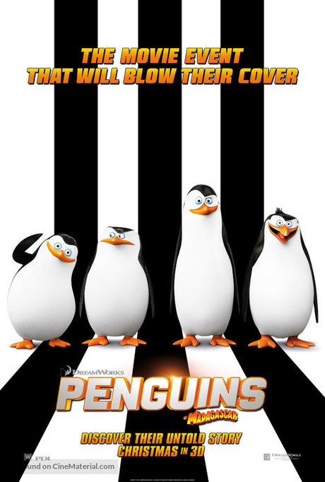 Penguins of Madagascar A2 Movie Poster-Pixel Demon