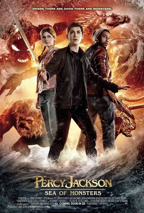 Percy Jackson: Sea of Monsters A2 Movie Poster-Pixel Demon