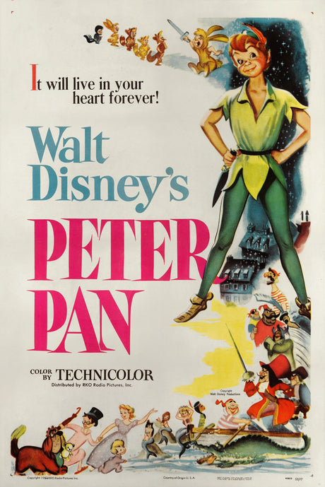Peter Pan A2 Size Movie Poster-Pixel Demon