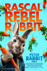 Peter Rabbit Cinema Movie Poster A2 Size
