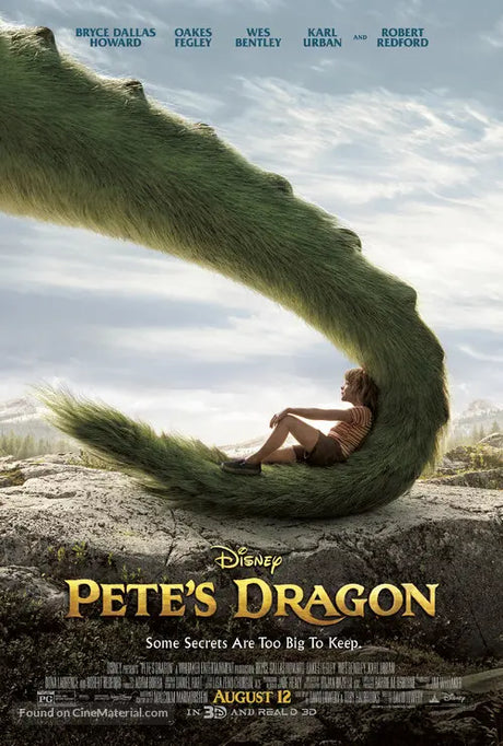Pixel Demon Pete's Dragon Movie Poster A2 Size