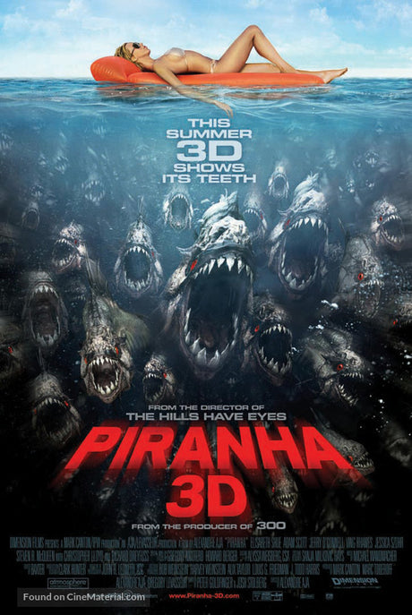 Piranha 3D A2 Movie Poster-Pixel Demon