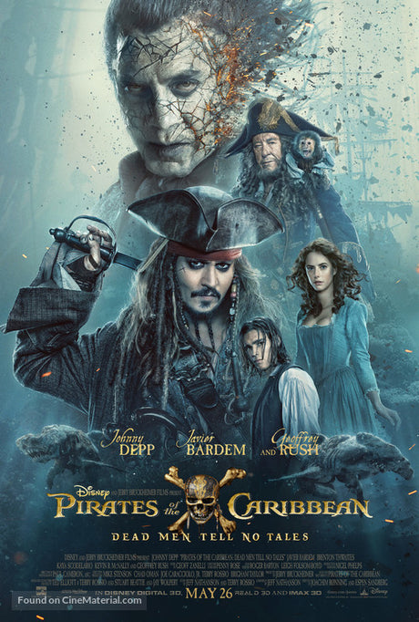 Pirates of the Caribbean: Dead Men Tell No Tales A2 Movie Poster-Pixel Demon