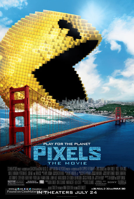 Pixels A2 Movie Poster-Pixel Demon