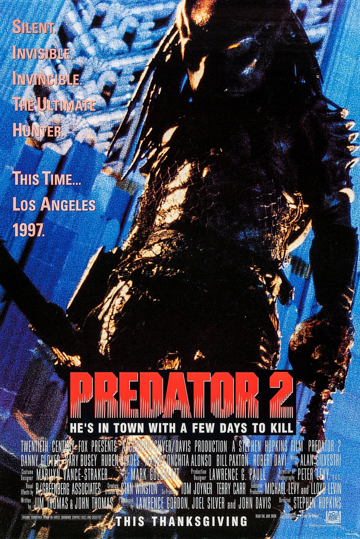 predator 2 A2 Size Movie Poster-Pixel Demon