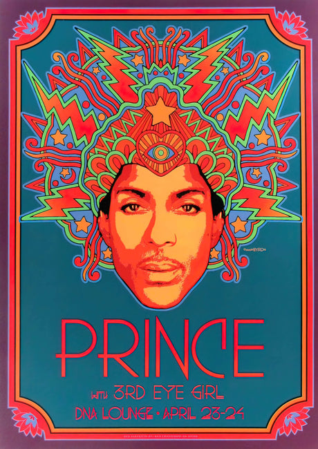 prince Vintage Gig A2 Size Posters-Pixel Demon