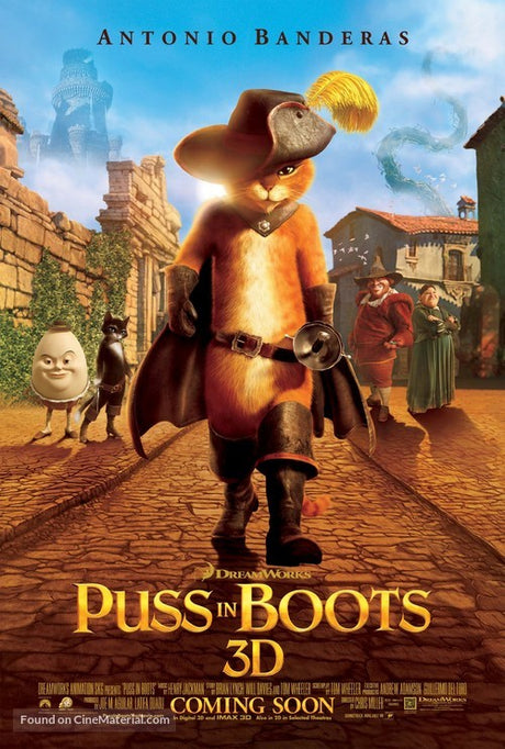 Puss in Boots A2 Movie Poster-Pixel Demon