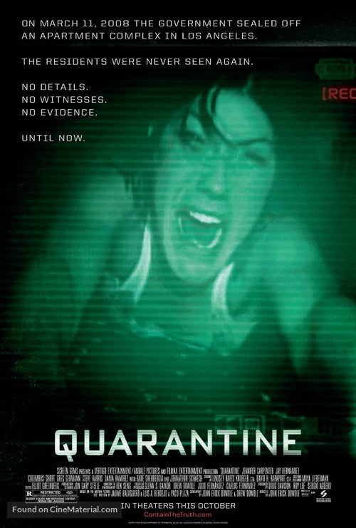 Quarantine Cinema Movie Poster A2 Size