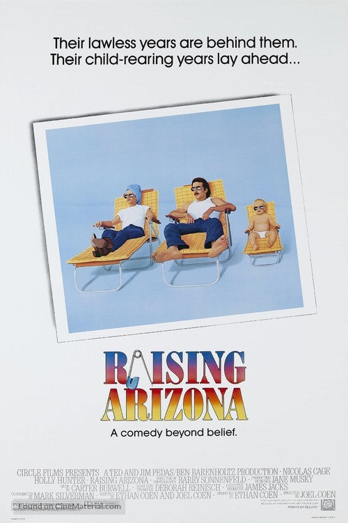 Raising Arizona Cinema Movie Poster A2 Size