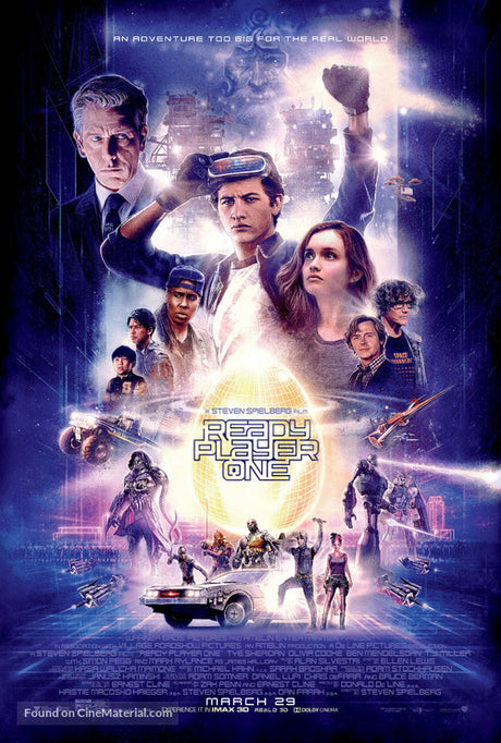 Ready Player One A2 Movie Poster-Pixel Demon