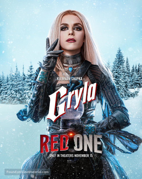 Red One Movie Poster A2 Size Version 4