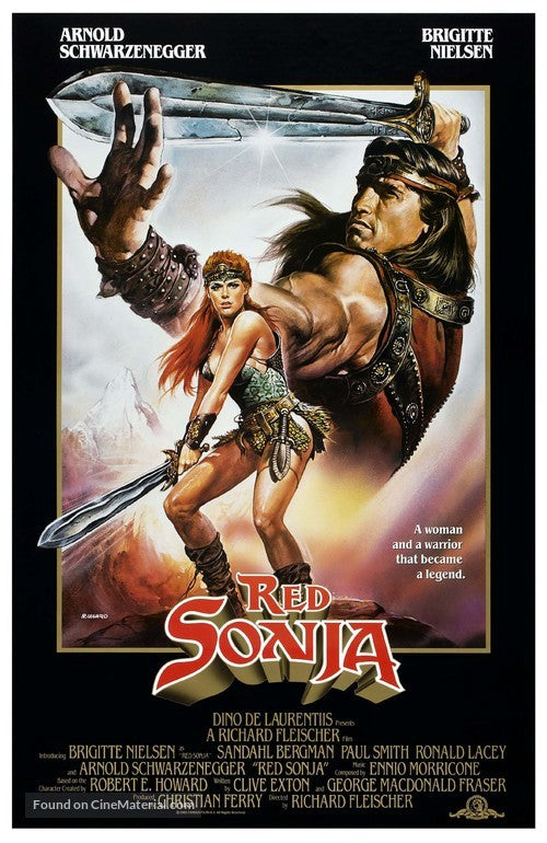 Red Sonja Cinema Movie Poster A2 Size