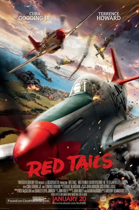 Red Tails A2 Movie Poster-Pixel Demon