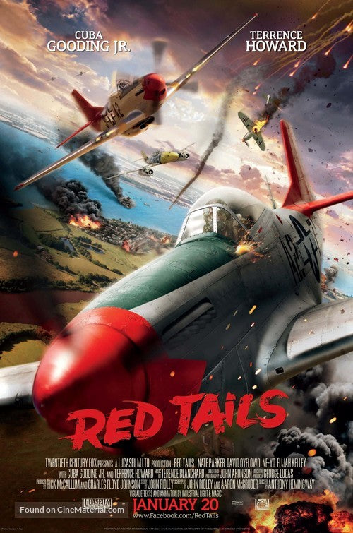 Red Tails A2 Movie Poster-Pixel Demon