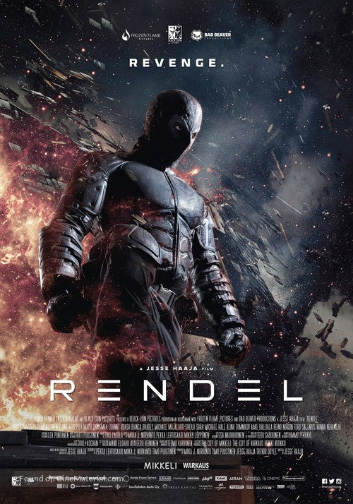 Pixel Demon Rendel Movie Poster A2 Size
