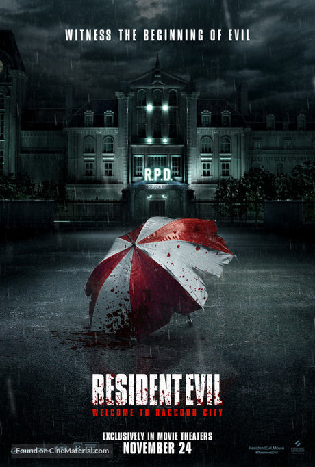 Resident Evil: Welcome to Raccoon City A2 Movie Poster-Pixel Demon