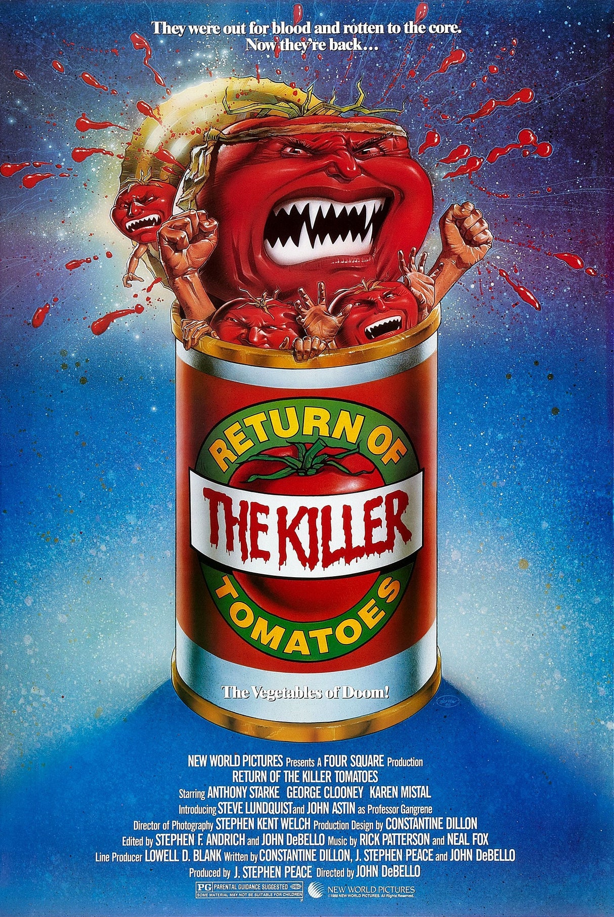 Return Of The Killer Tomatoes A2 Size Movie Poster-Pixel Demon