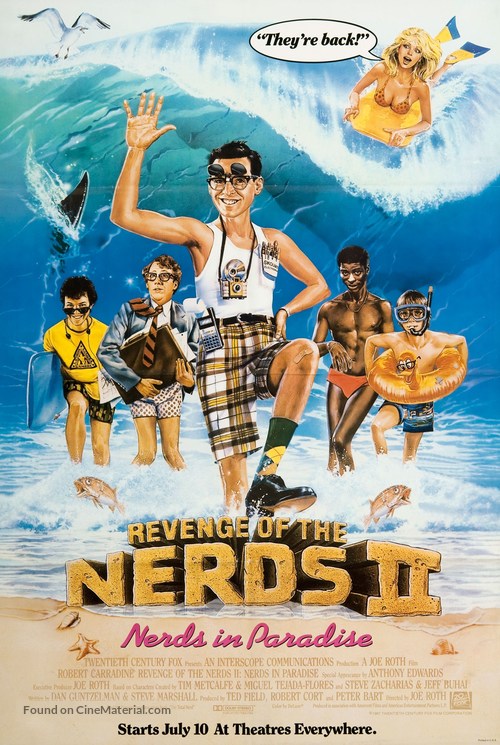 Pixel Demon Revenge of the Nerds II: Nerds in Paradise Movie Poster A2 Size