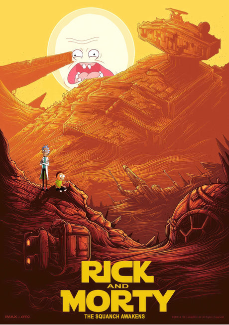 Rick And Morty Option 20   A3 Size Posters-Pixel Demon
