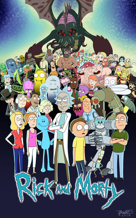 Rick And Morty Option 22   A3 Size Posters-Pixel Demon