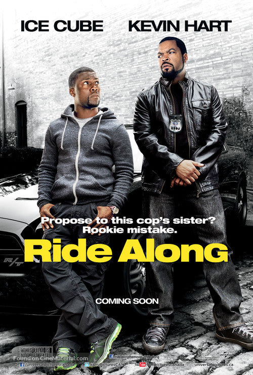 Pixel Demon Ride Along Movie Poster A2 Size