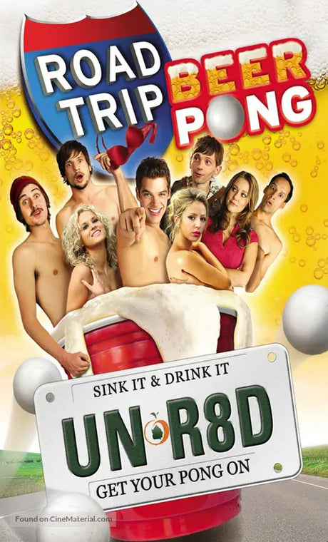 Pixel Demon Road Trip: Beer Pong Movie Poster A2 Size