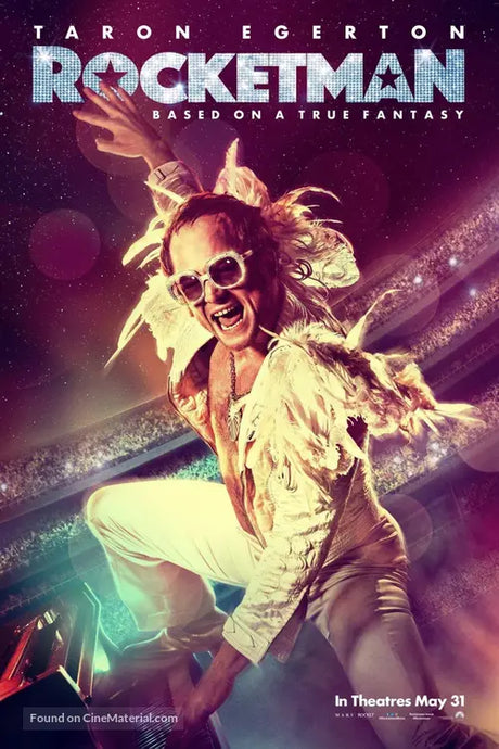 Pixel Demon Rocketman Movie Poster A2 Size