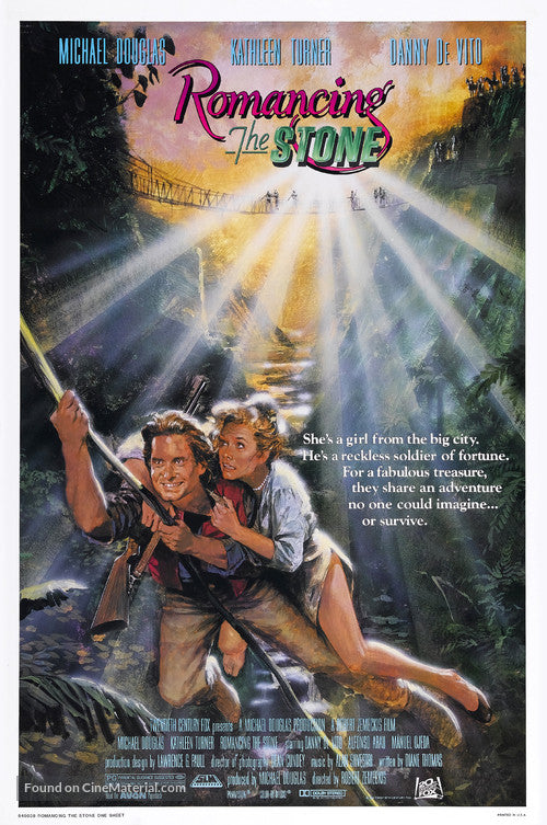 Romancing the Stone Cinema Movie Poster A2 Size