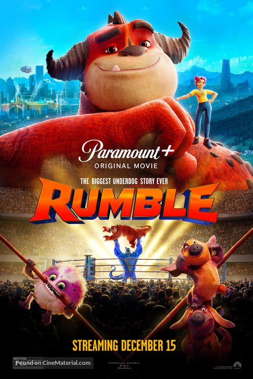 Rumble Cinema Movie Poster A2 Size
